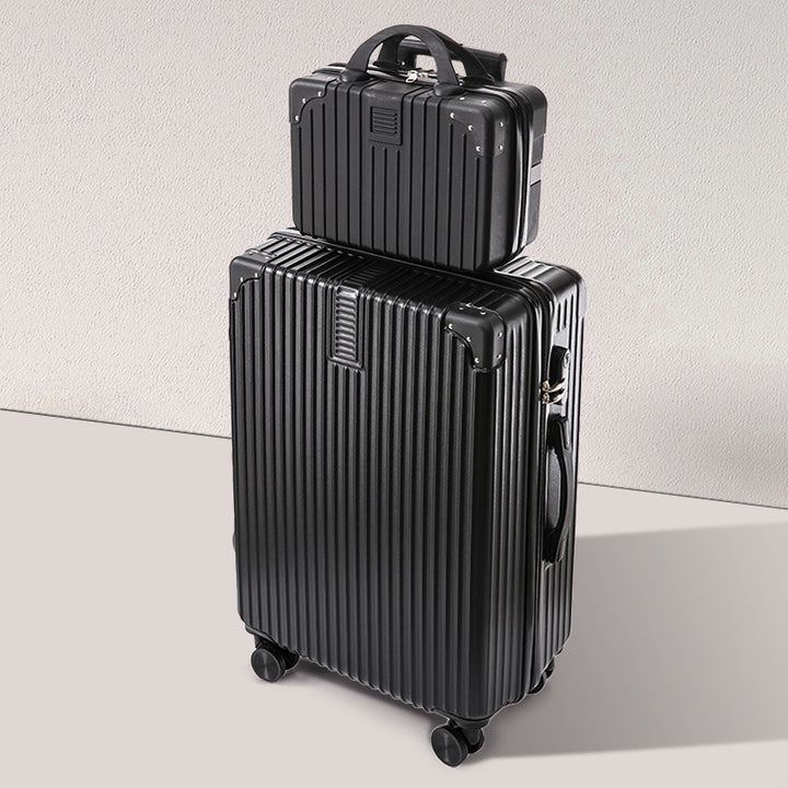 Modern Hard-Shell Wheeled Travel Suitcase Bowlift