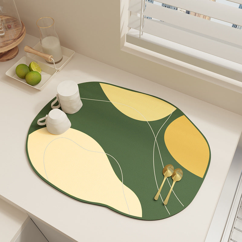 Artistic Wave Pattern Table Mat Bowlift