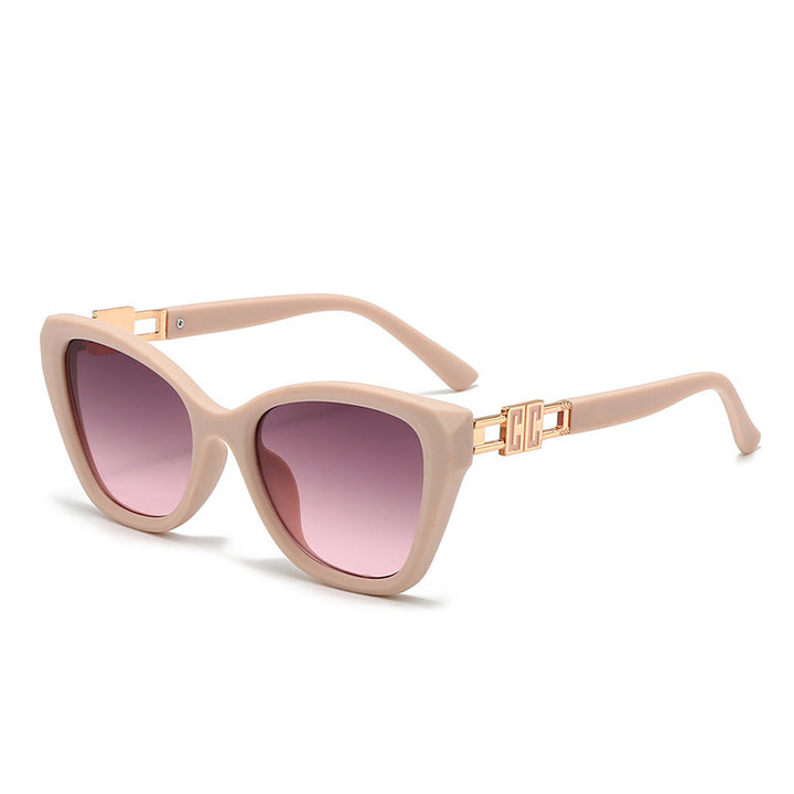 Women's Cat-Eye Sunglasses with Luxurious Accents Bowlift