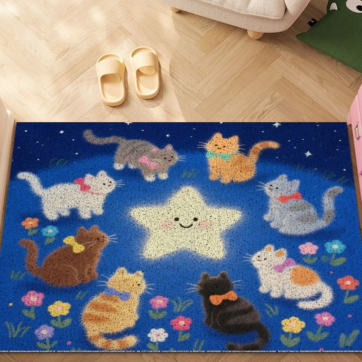 Cat-Themed Indoor Welcome Mat