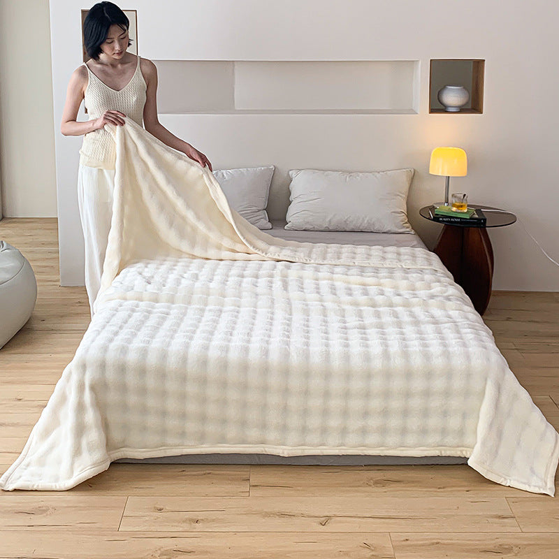 Women’s Plush Blanket with Cozy Comfort Bowlift