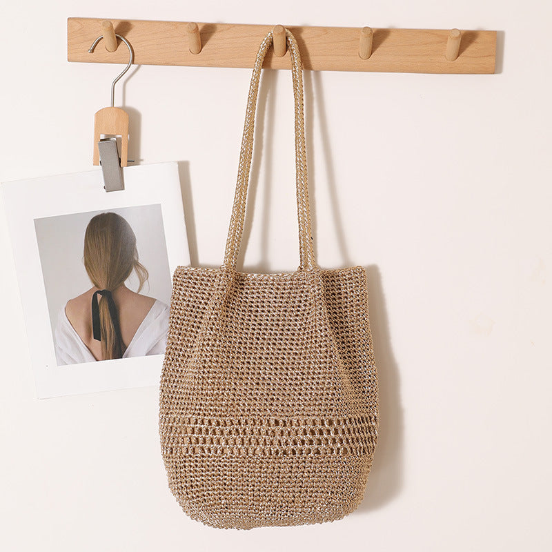 Lightweight and Breathable Macrame Tote Bag Bowlift