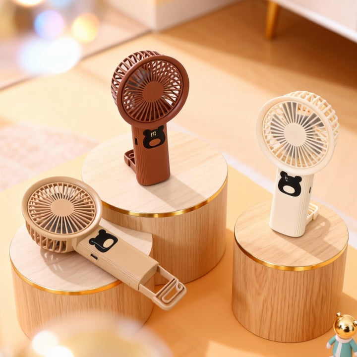 Women's Portable Mini Fan with Clamp System Bowlift