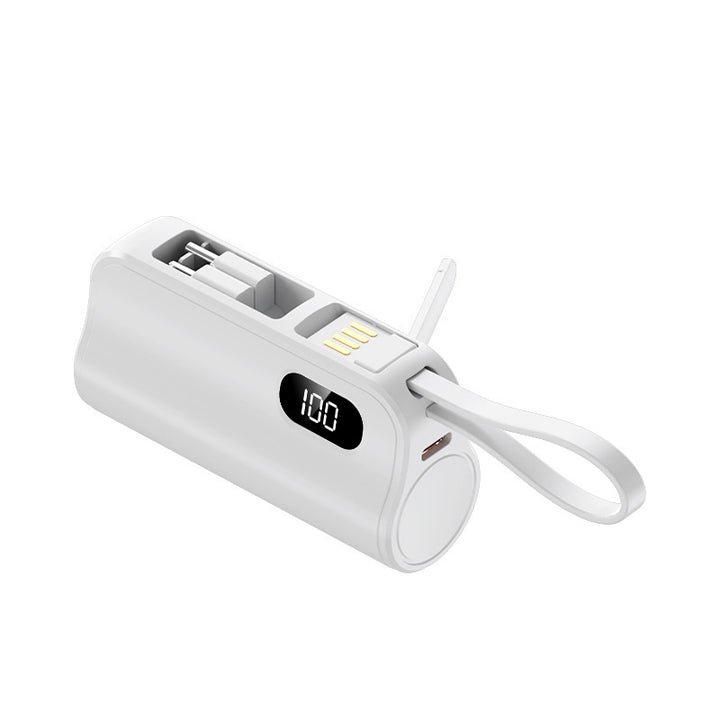 Mini Power bank with fast charging connection and versatile functions Bowlift