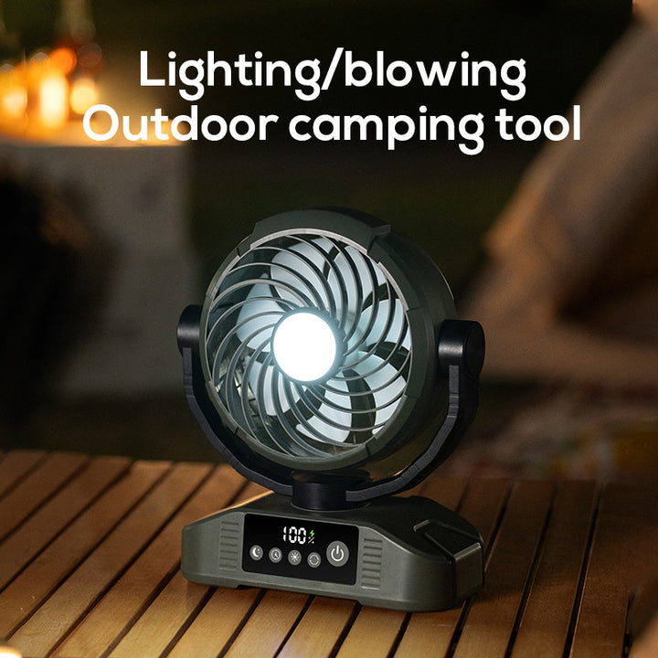 Portable Rechargeable Rotating Fan Bowlift