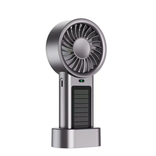 Portable Solar-Powered Handheld Cooling Fan Bowlift