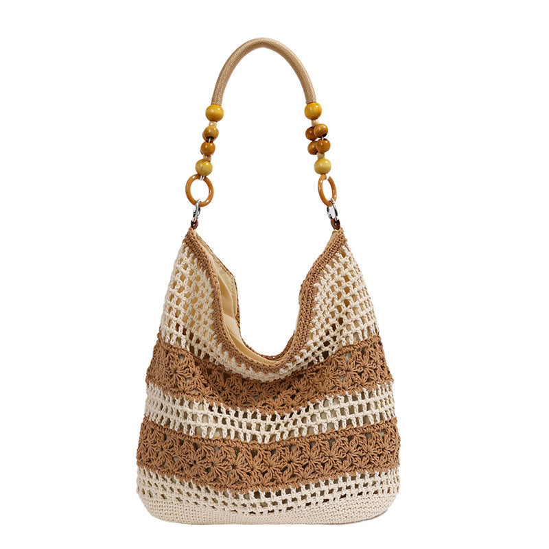 Casual Crocheted Shoulder Bag Bowlift