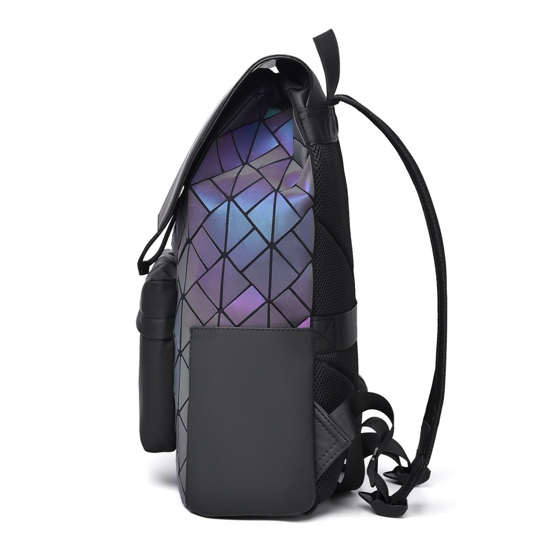 Stylish Geometric Pattern Backpack Bowlift