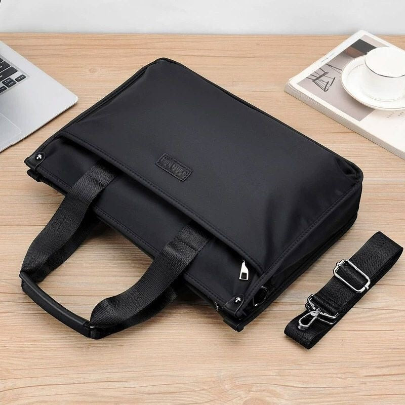 Elegant Briefcase With Multiple Compartments Bowlift