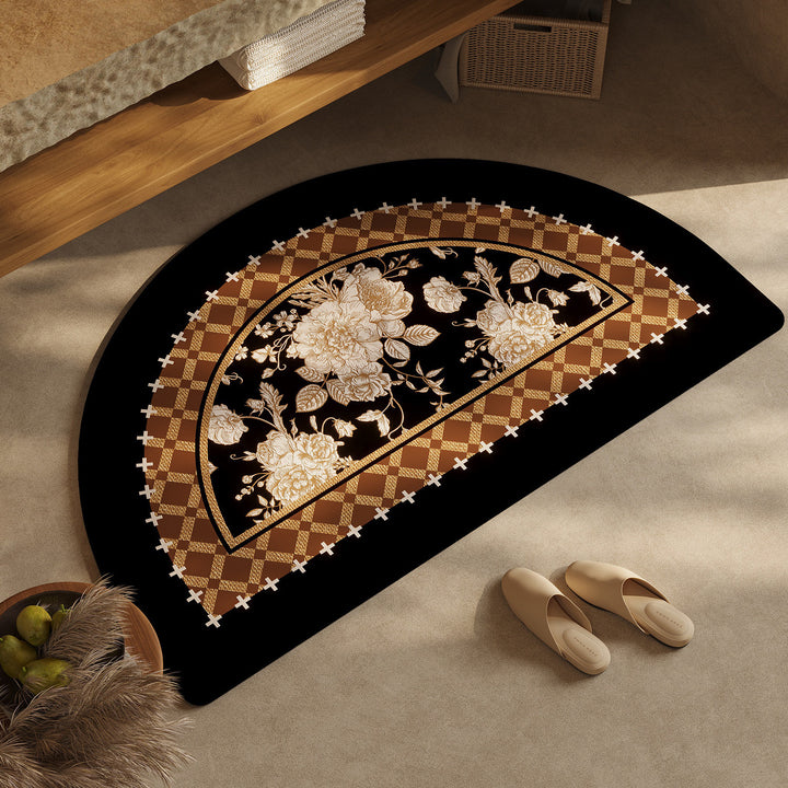 Chic Geometric Design Bath Mat Bowlift
