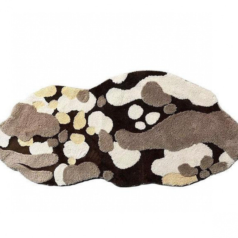 Abstract Mountain-shaped Rug