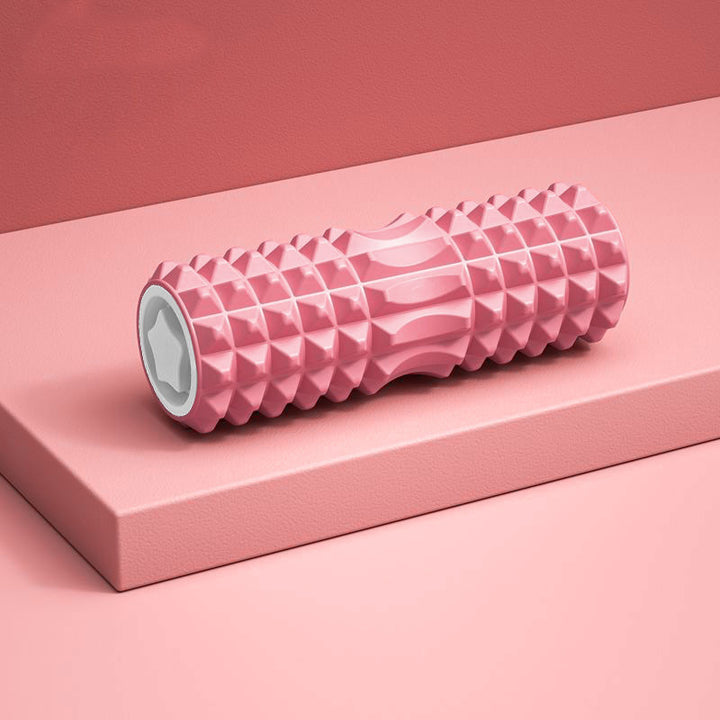 Massage fascia roller with structured grip surfaces Bowlift