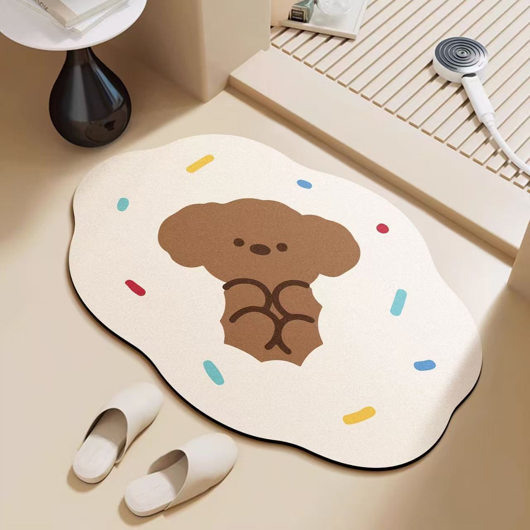 Playful Home-Themed Area Mat