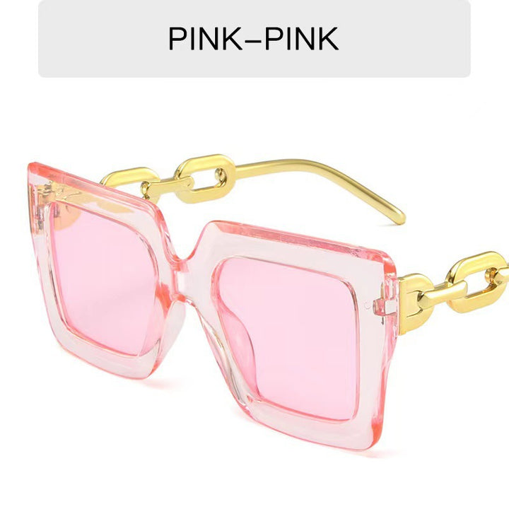 Stylish Wide Square Frame Sunglasses Bowlift