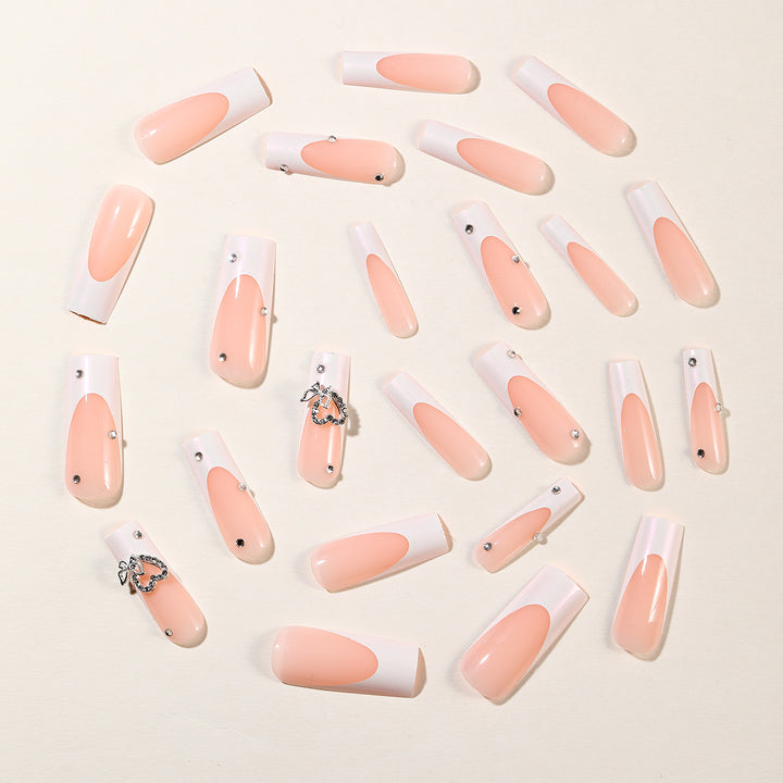 Elegant 3D Acrylic Nail Design Bowlift