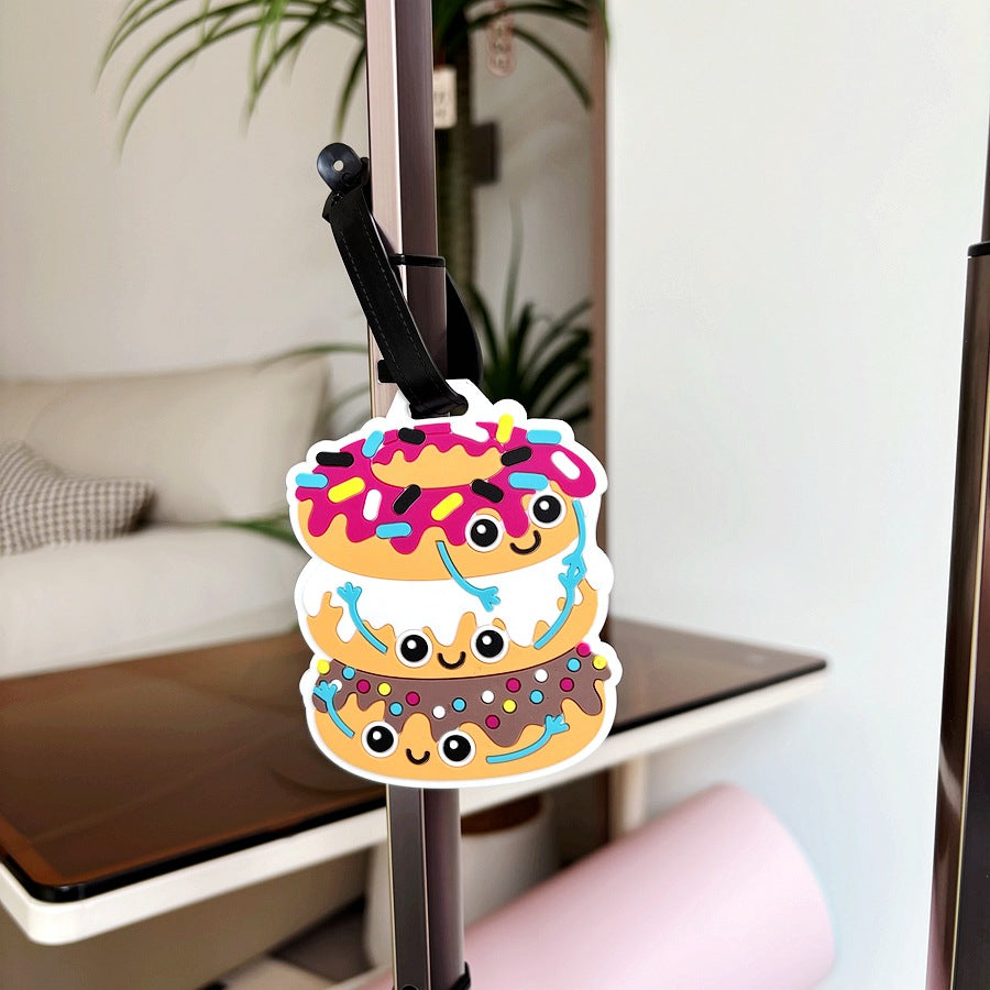Fun Donut-Themed Luggage Tag Bowlift
