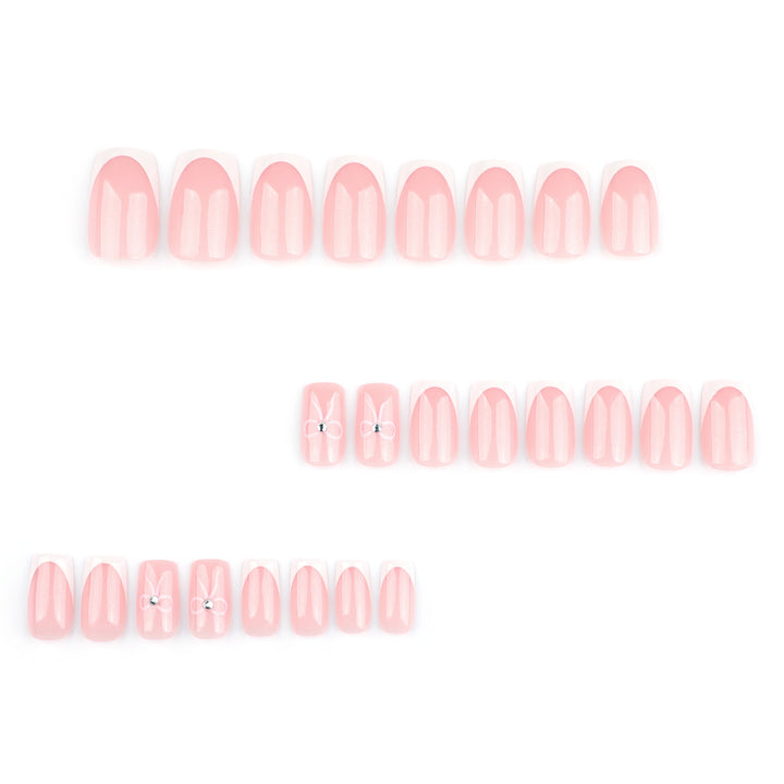 Elegant Decorative Press-On Nail Extensions Bowlift