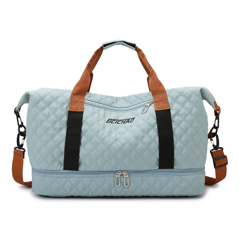 Quilted Travel Duffle Bag