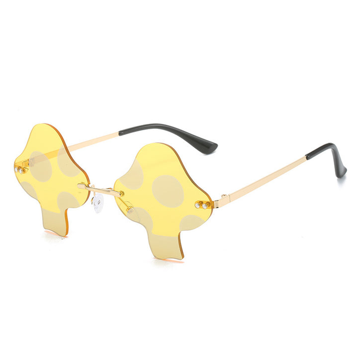 Unique Oversized Polka Dot Frame Sunglasses Bowlift