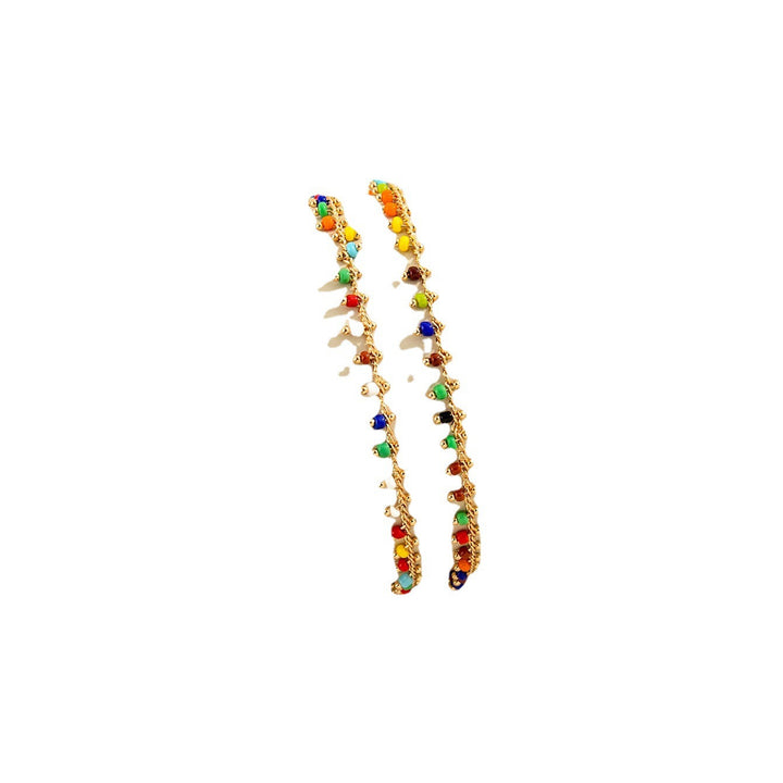 Colorful Beaded Anklet Bowlift
