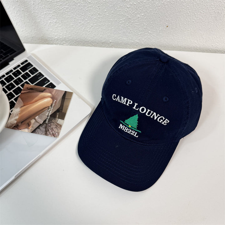 Men's Embroidered Camp Logo Baseball Cap Bowlift