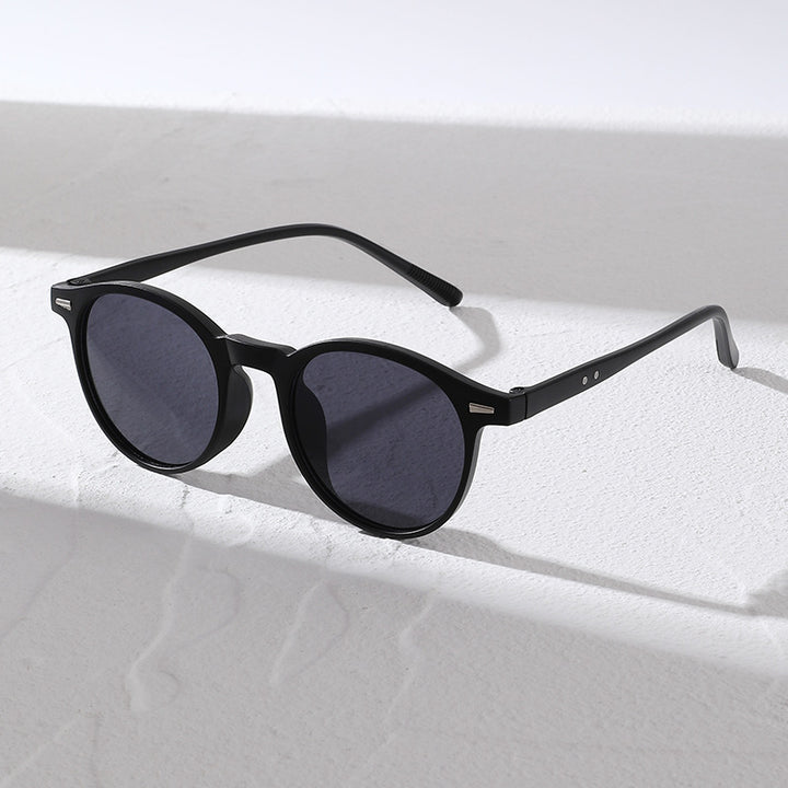 Stylish Round Frame Sunglasses Bowlift
