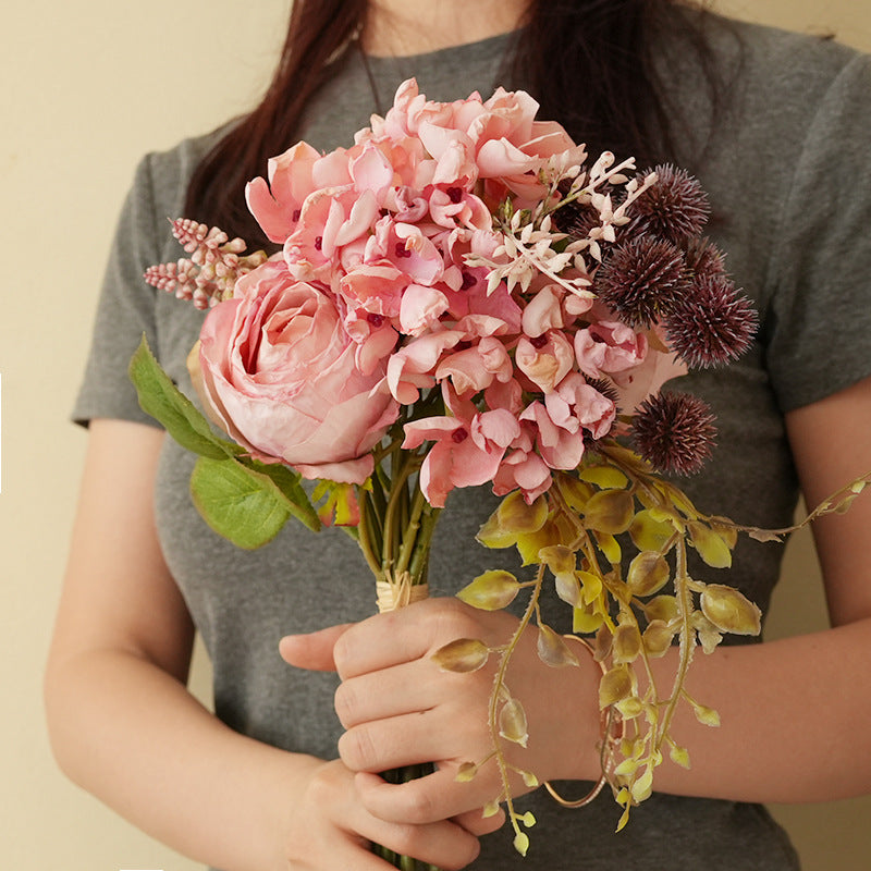 Elegant Artificial Flower Bouquet Bowlift