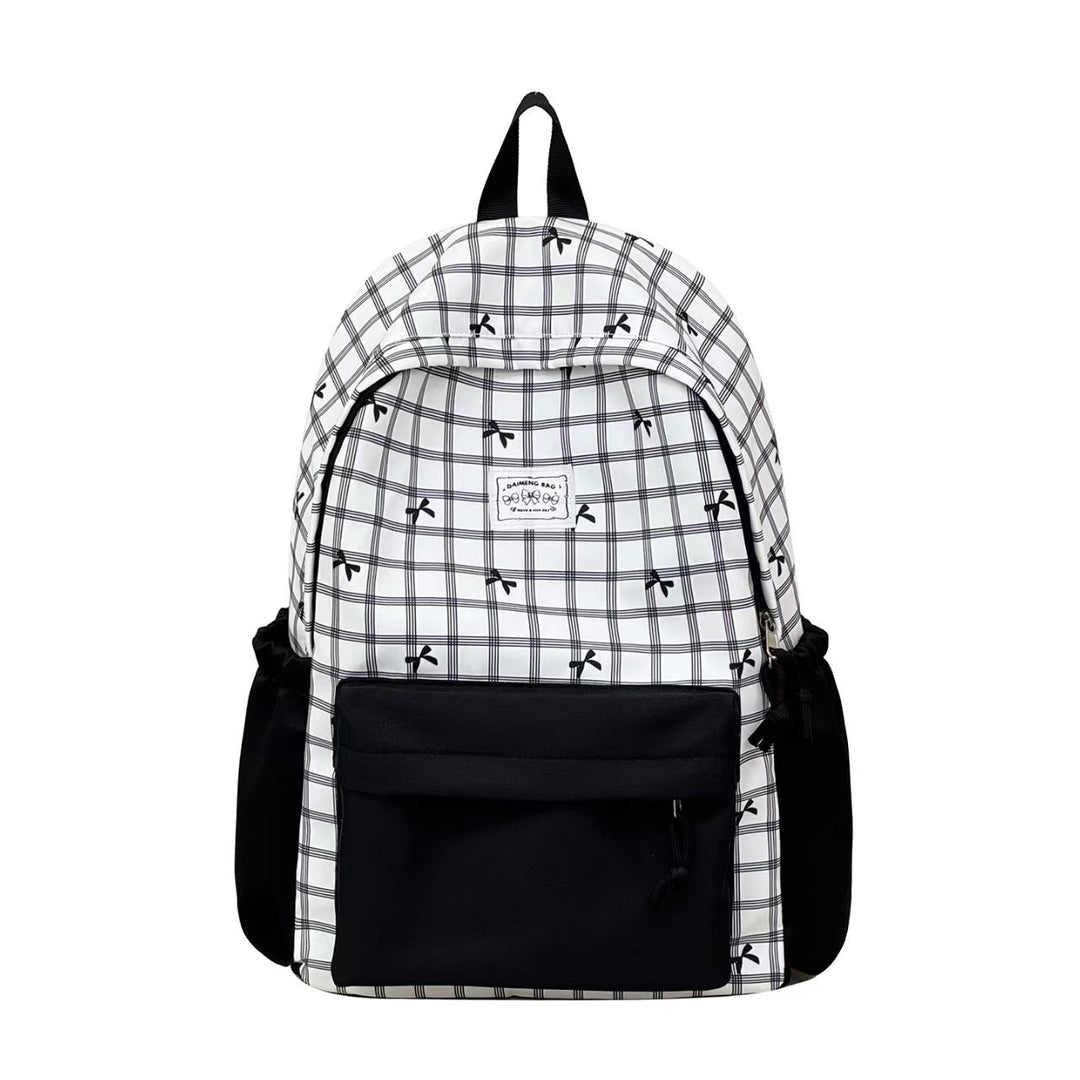 Casual Print Backpack Bowlift