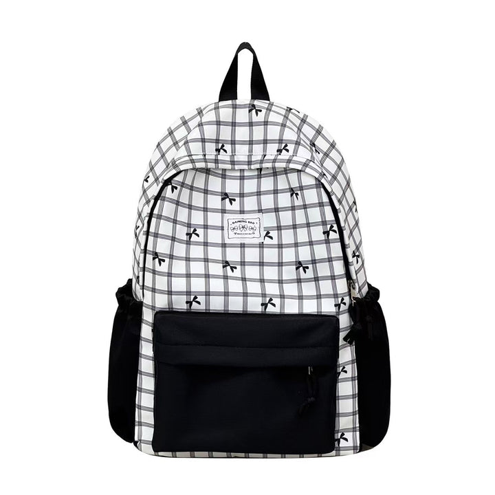 Casual Print Backpack Bowlift
