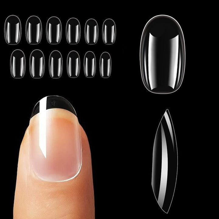 Glossy Press-On Nail Tips Bowlift