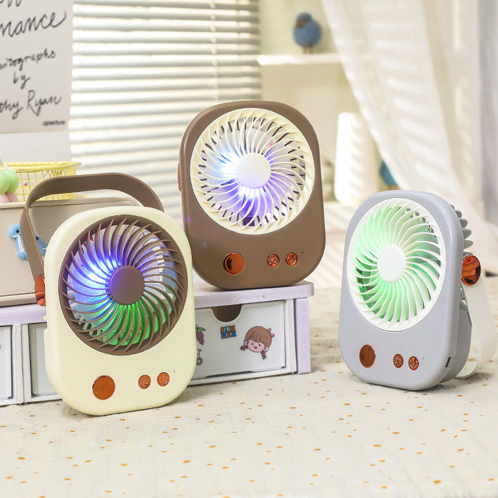 Women Portable Mini Fan in Playful Design Bowlift