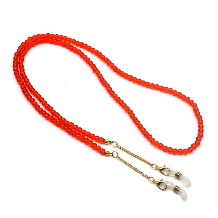 Vibrant Beaded Eyewear Chain Bowlift