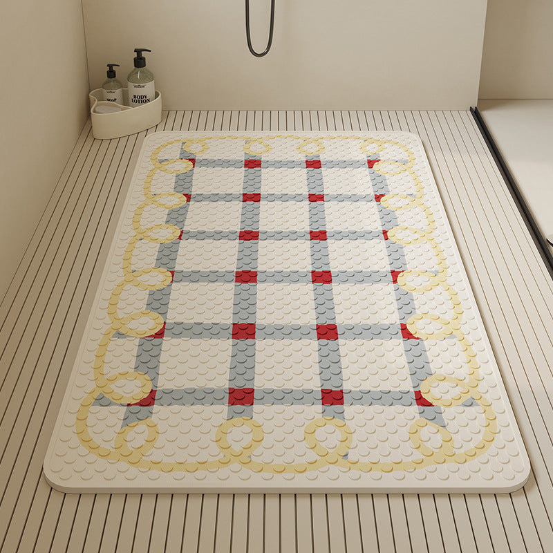 Stylish Textured Bath Mat Bowlift