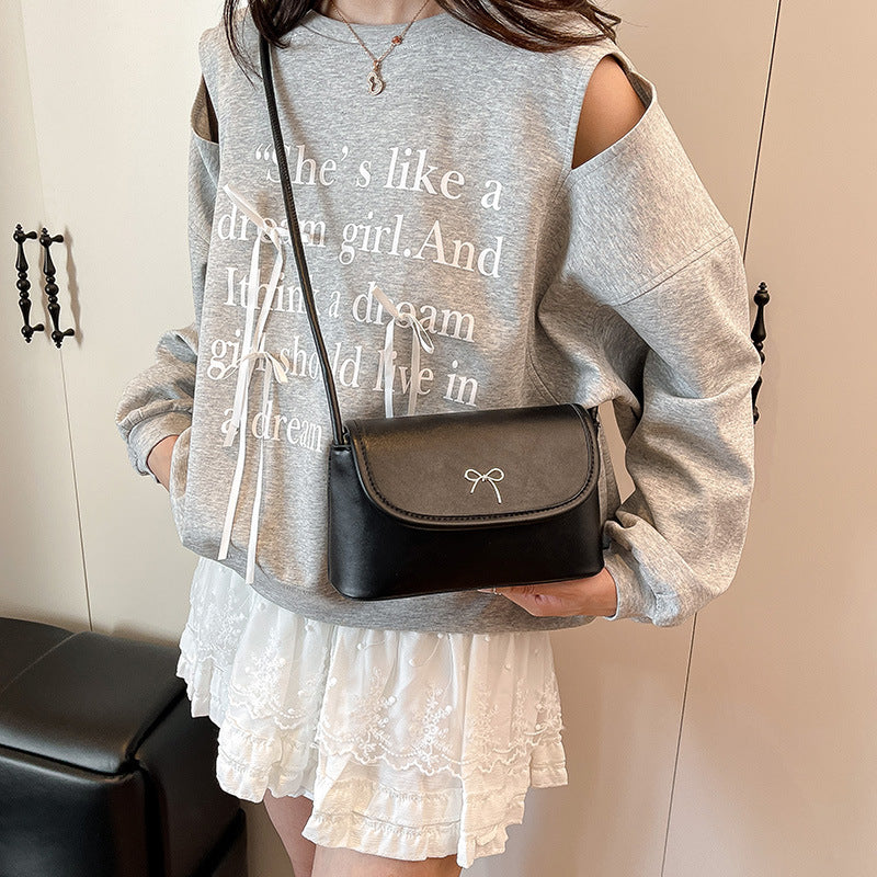 Minimalist Bow Detail Crossbody Handbag Bowlift
