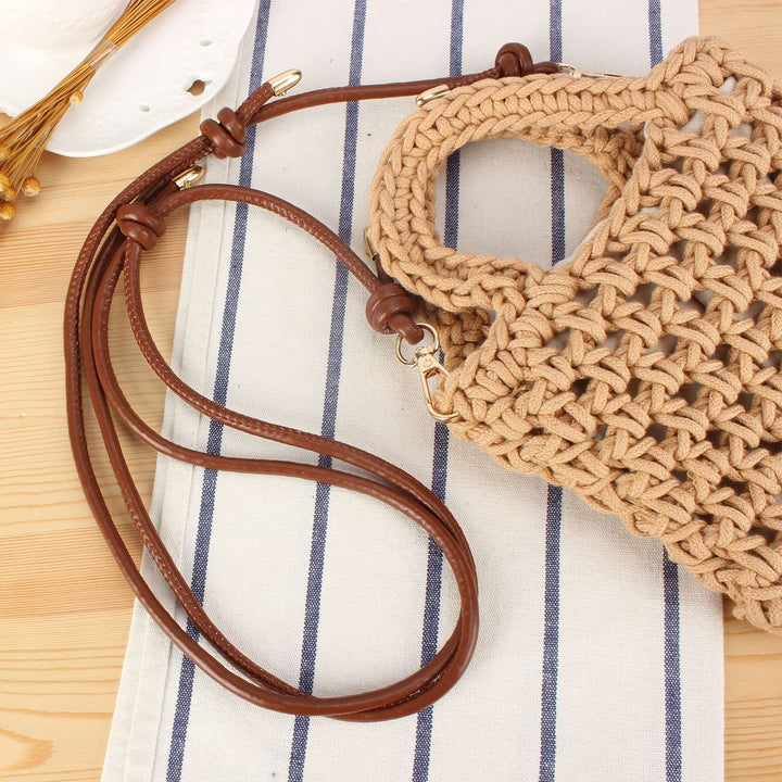 Handbag in Modern Macrame Design Bowlift