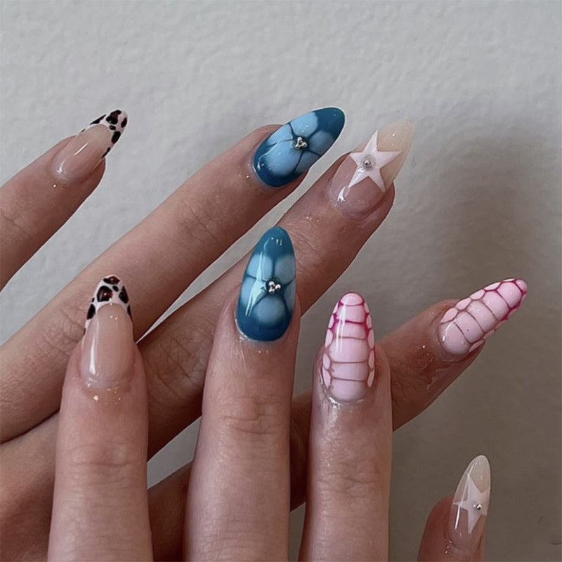 Artistic stiletto nails with unique 3D design Bowlift