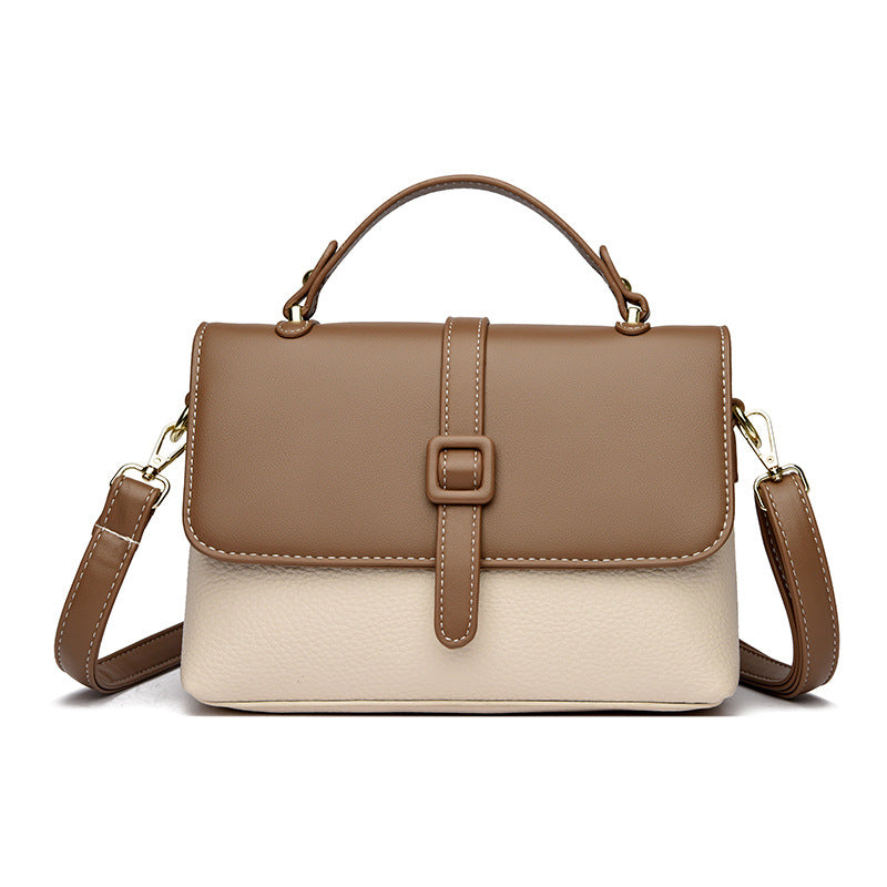 Elegant Dual-Tone Handbag Bowlift