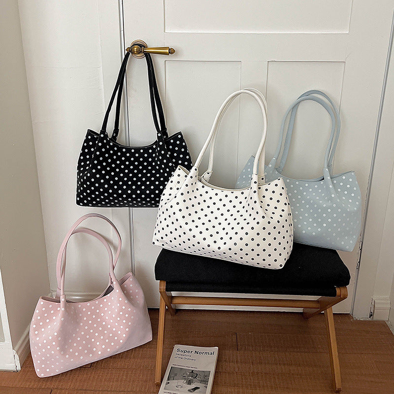 WoChic Polka Dot Shoulder Bag Bowlift