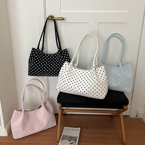 WoChic Polka Dot Shoulder Bag Bowlift