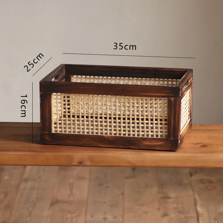 High-quality storage basket made of natural material Bowlift