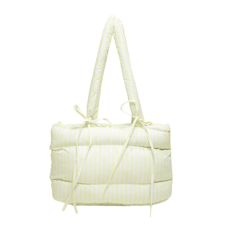 Fashionable tote bag with quilted design Bowlift