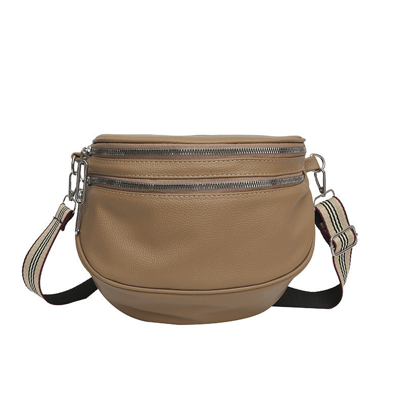 WoChic Dual-Zipper Crossbody Bag Bowlift