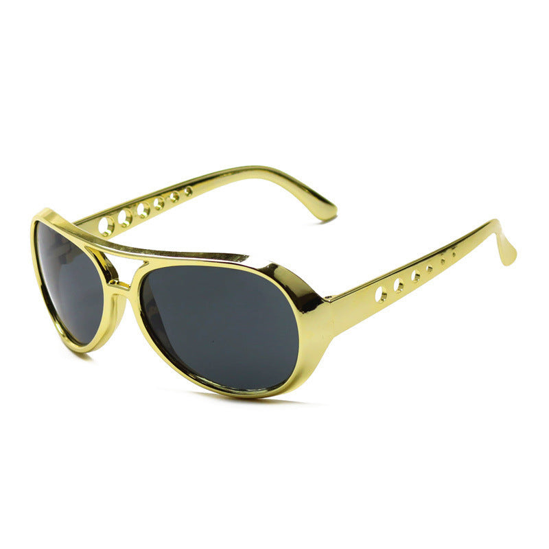 Stylish Shield Sunglasses with Hole Design Bowlift