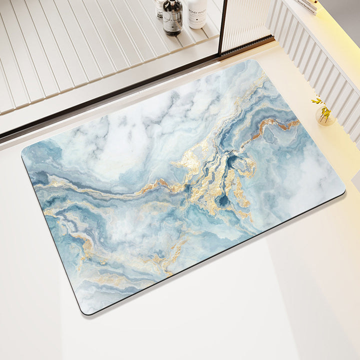 Non-Slip Abstract Design Bath Mat Bowlift
