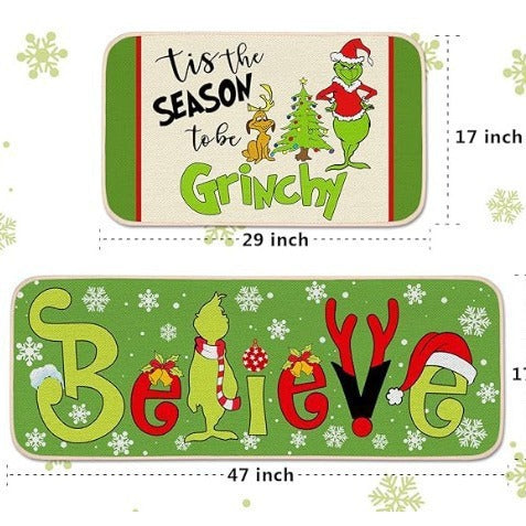 Festive Welcome Door Mat Bowlift