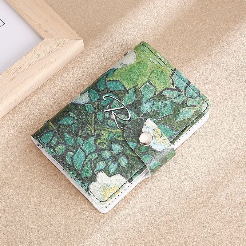 Stylish Floral Print Wallet Bowlift