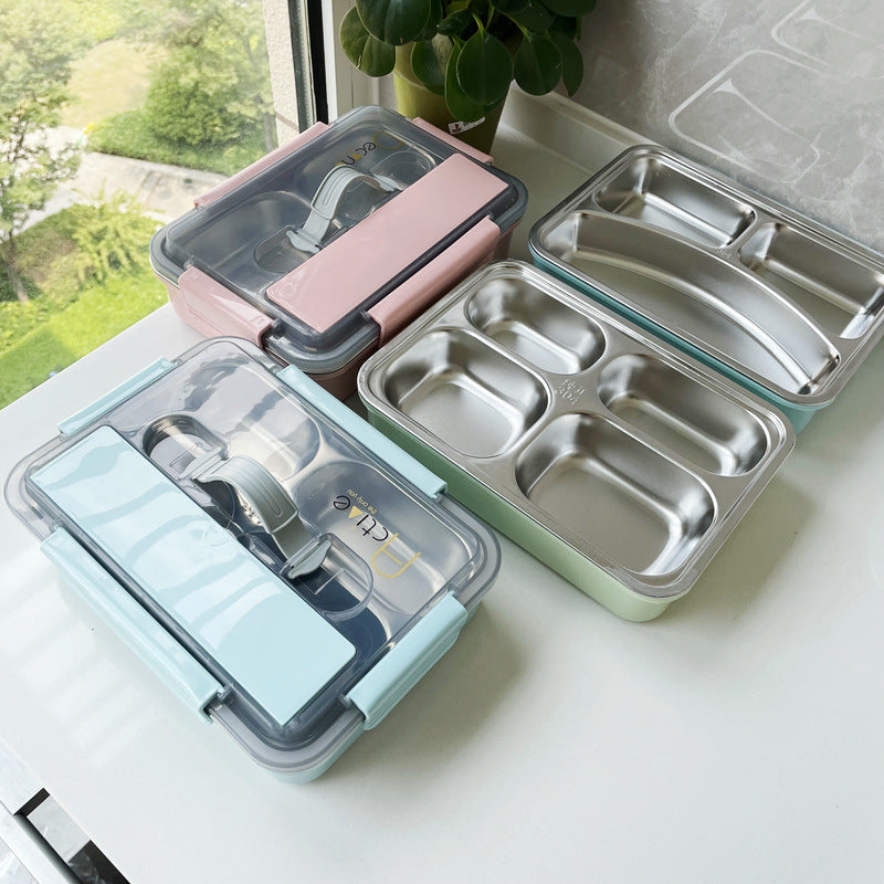 Multi-Compartment Stainless Steel Lunch Box