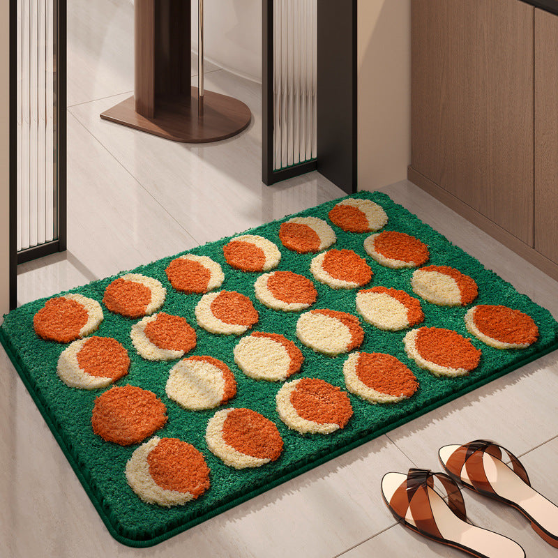 Fun and Playful Egg Pattern Bath Mat Bowlift