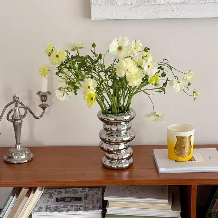 Sculptural Statement Ceramic Vase