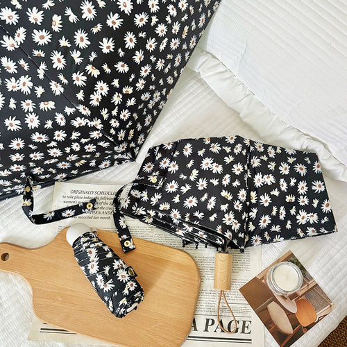 Women Foldable Shopping Bag with Charming Flower Design Bowlift